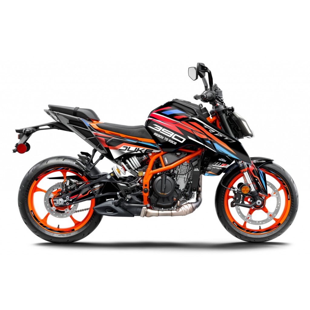 KTM DUKE 125 -250 - 390 / 2024 - 2025 GRAPHIC SET - DECAL KIT 