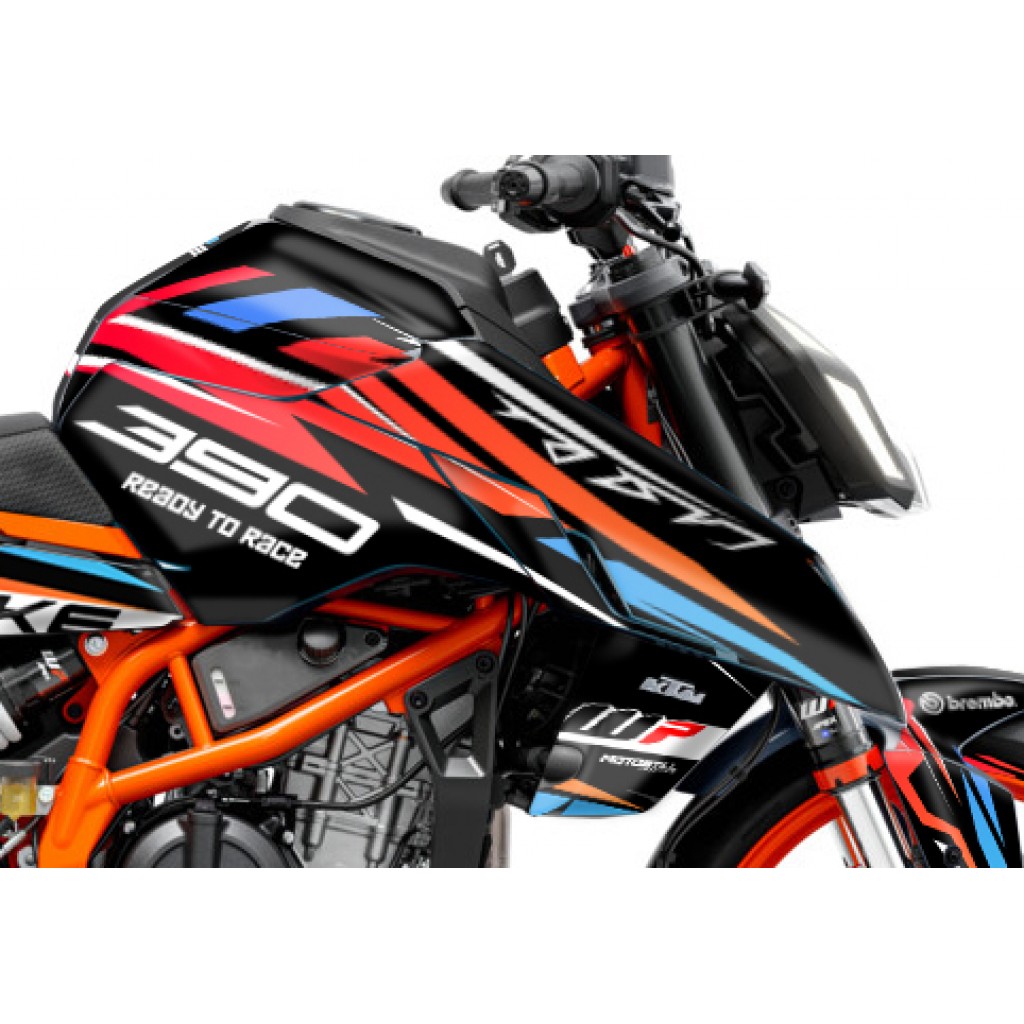 KTM DUKE 125 -250 - 390 / 2024 - 2025 GRAPHIC SET - DECAL KIT 