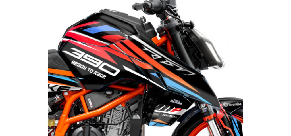KTM DUKE 125 -250 - 390 / 2024 - 2025 GRAPHIC SET - DECAL KIT 