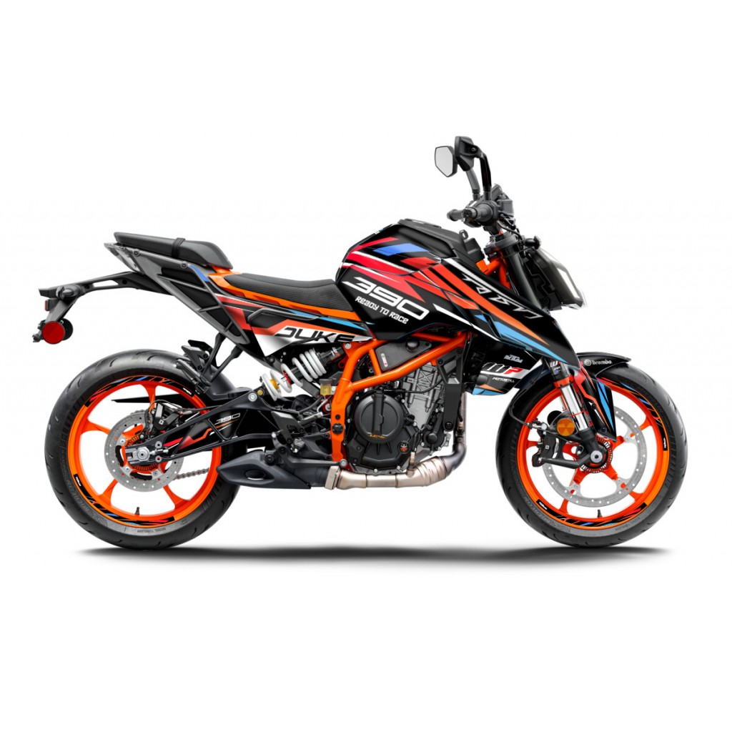 KTM DUKE 125-250-390 / 2024-2025 GRAPHIC STICKER SET - DECAL KIT 