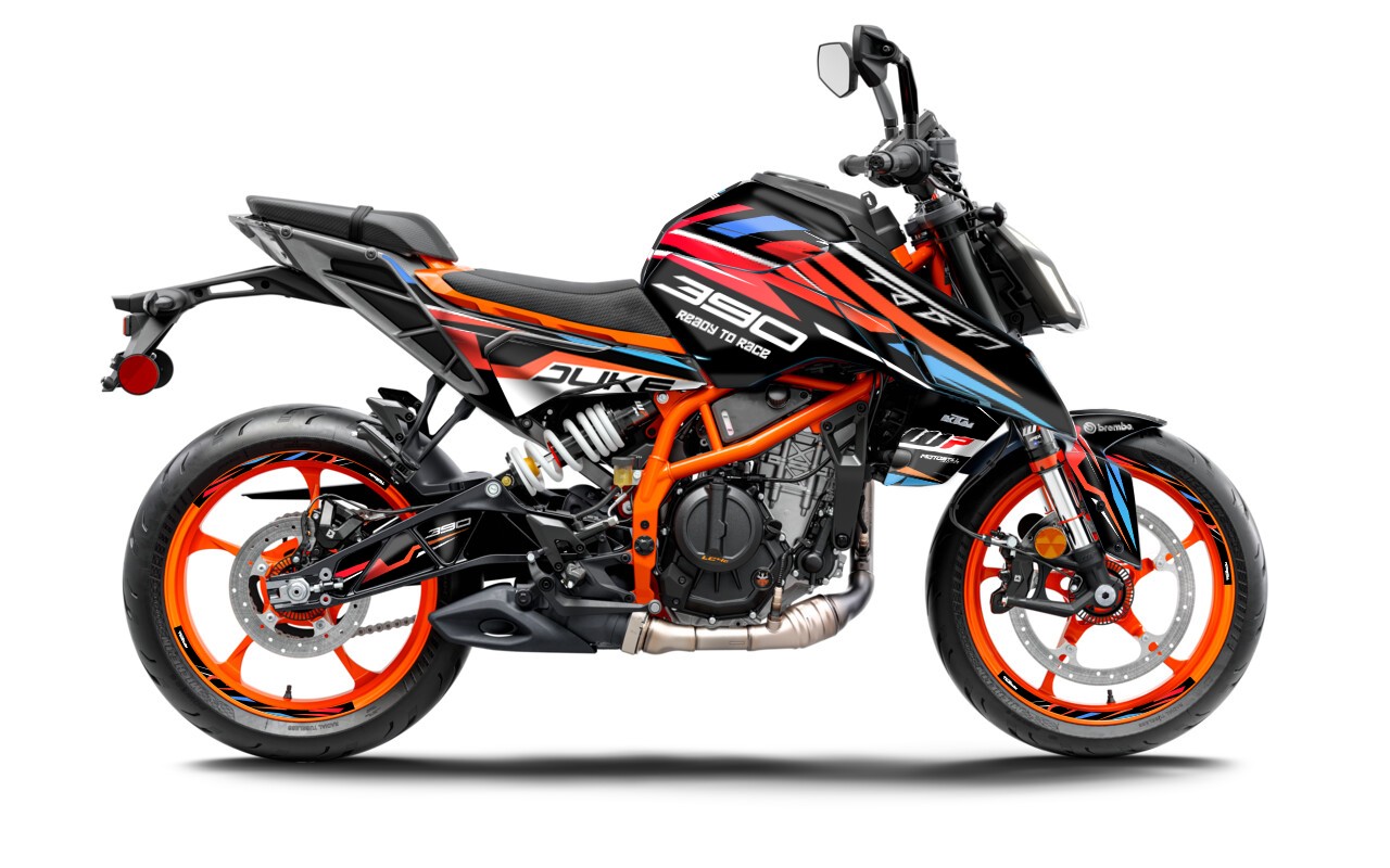 KTM DUKE 125-250-390 / 2024-2025 GRAPHIC STICKER SET - DECAL KIT 