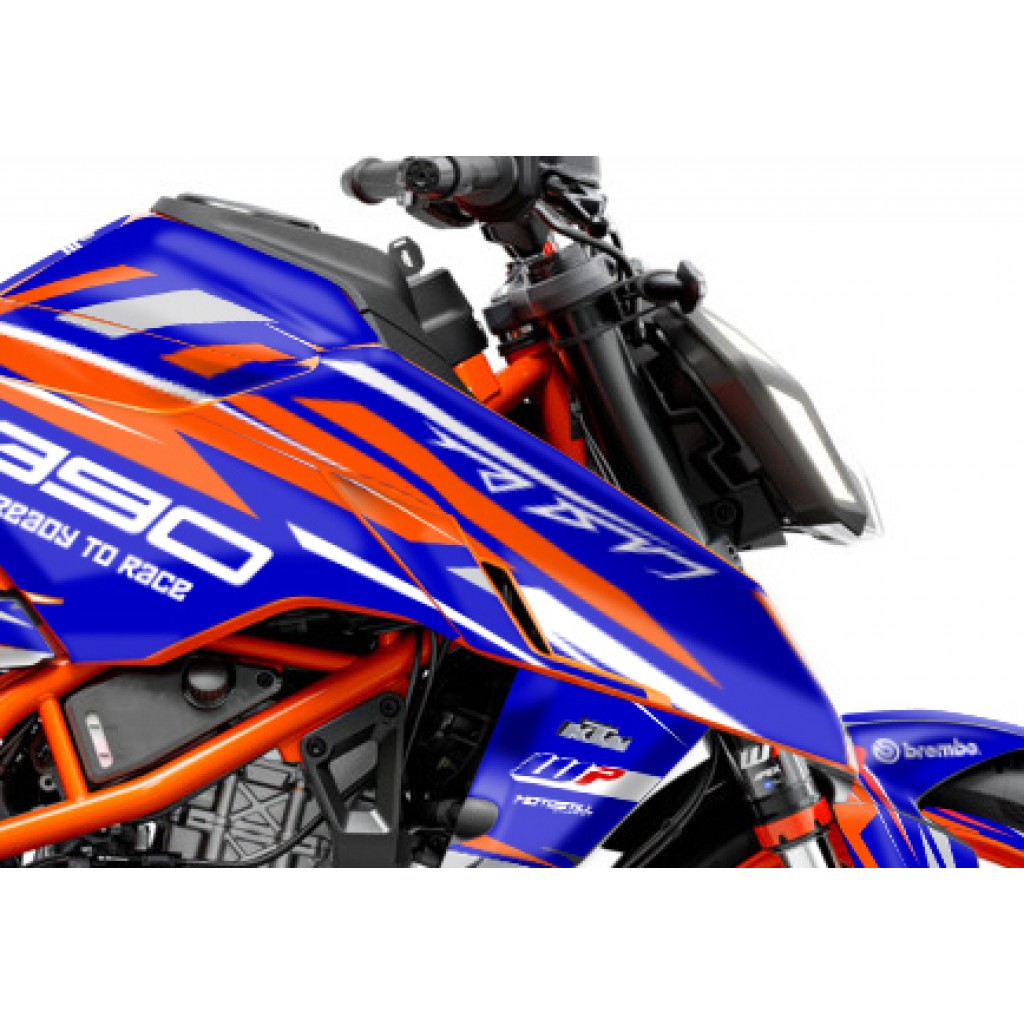 KTM DUKE 125 -250 - 390 / 2024 - 2025 GRAPHIC SET - DECAL KIT 