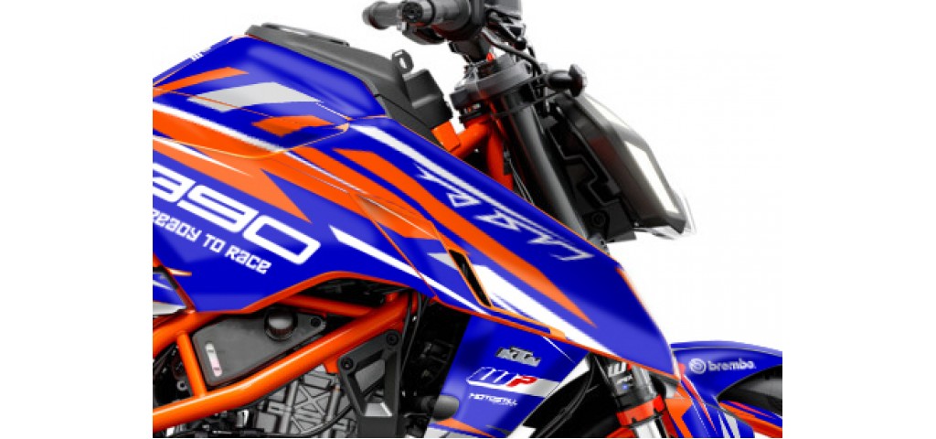 KTM DUKE 125 -250 - 390 / 2024 - 2025 GRAPHIC SET - DECAL KIT 