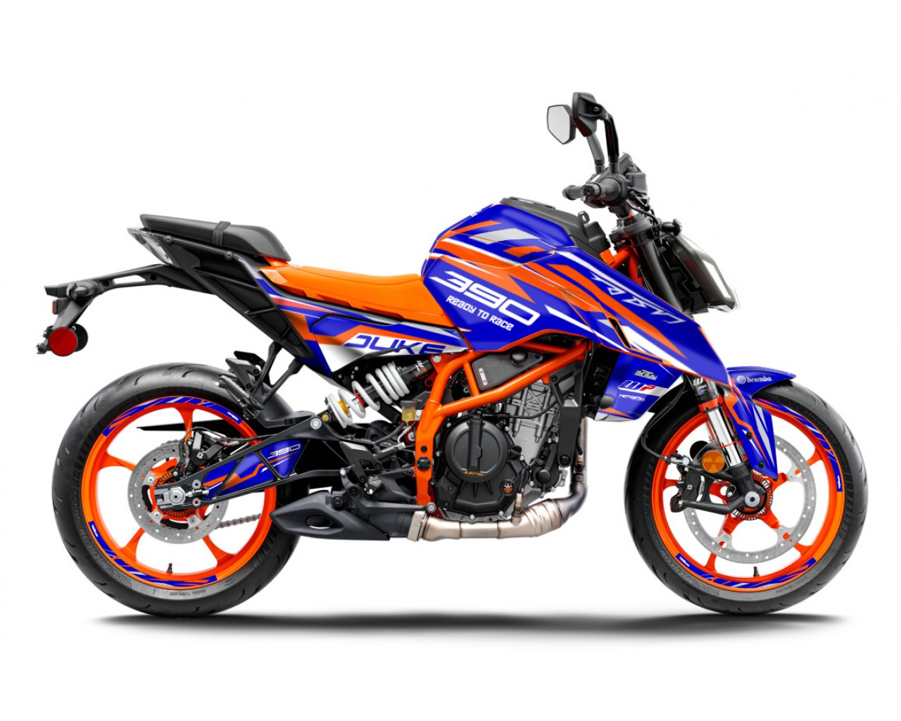 KTM DUKE 125 -250 - 390 / 2024 - 2025 GRAPHIC SET - DECAL KIT 