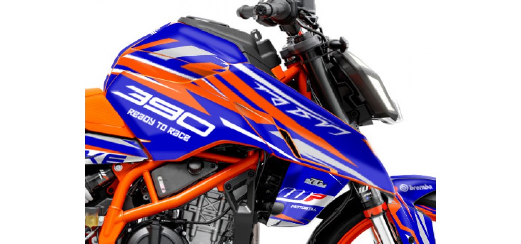 KTM DUKE 125 -250 - 390 / 2024 - 2025 GRAPHIC SET - DECAL KIT 