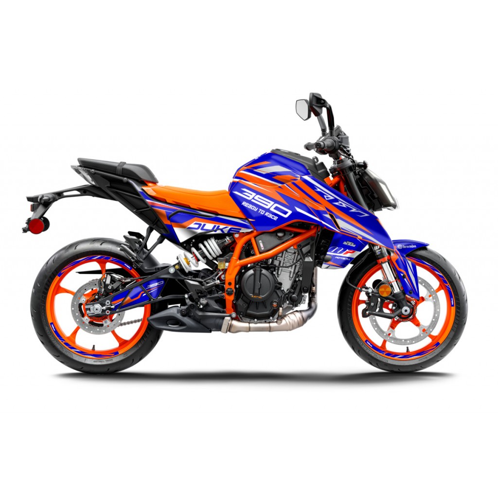 KTM DUKE 125-250-390 / 2024-2025 GRAPHIC STICKER SET - DECAL KIT 