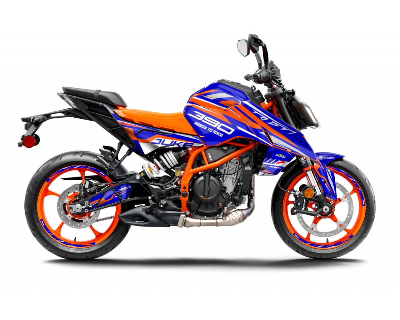 KTM DUKE 125-250-390 / 2024-2025 GRAPHIC STICKER SET - DECAL KIT 