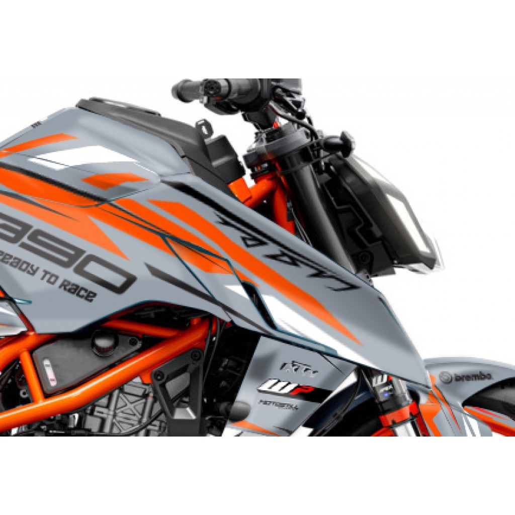 KTM DUKE 125 -250 - 390 / 2024 - 2025 GRAPHIC SET - DECAL KIT 