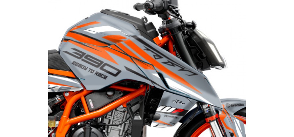KTM DUKE 125 -250 - 390 / 2024 - 2025 GRAPHIC SET - DECAL KIT 