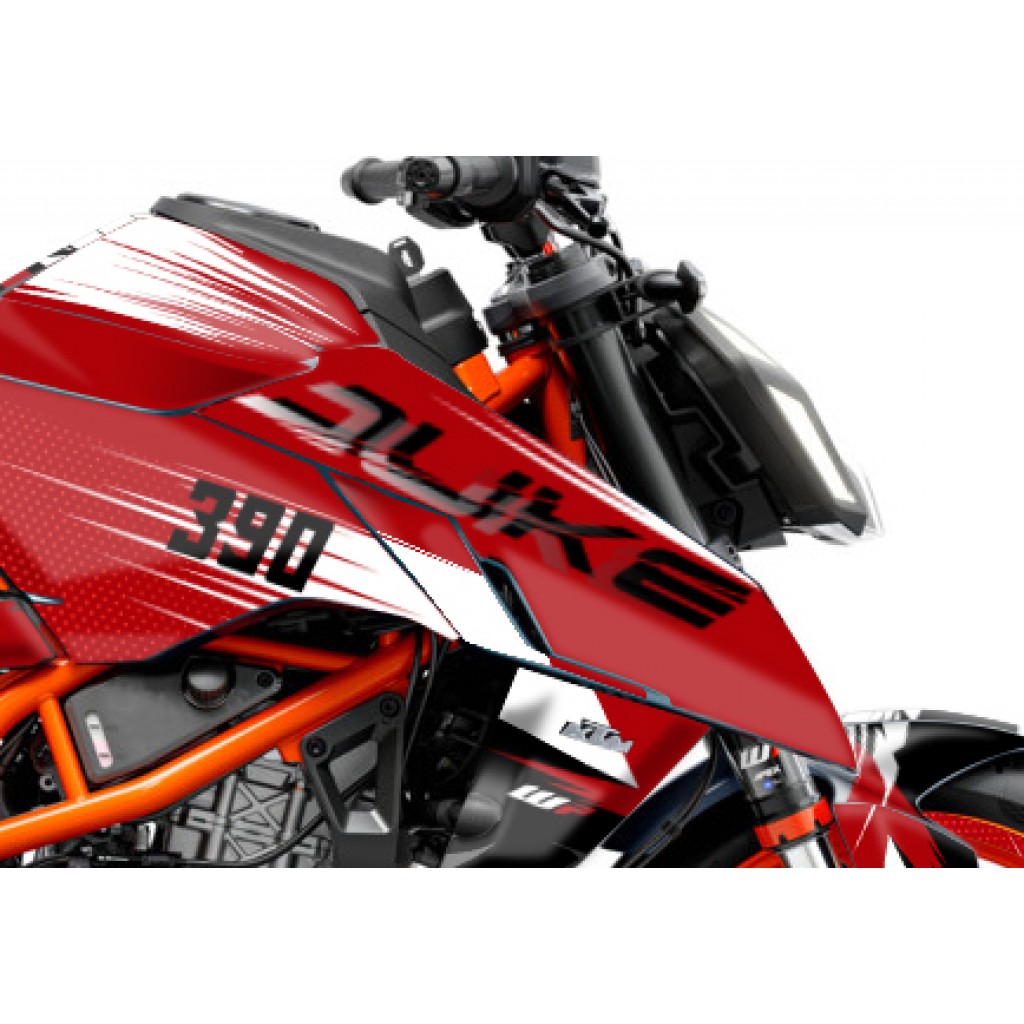 KTM DUKE 125 -250 - 390 / 2024 - 2025 GRAPHIC SET - DECAL KIT 