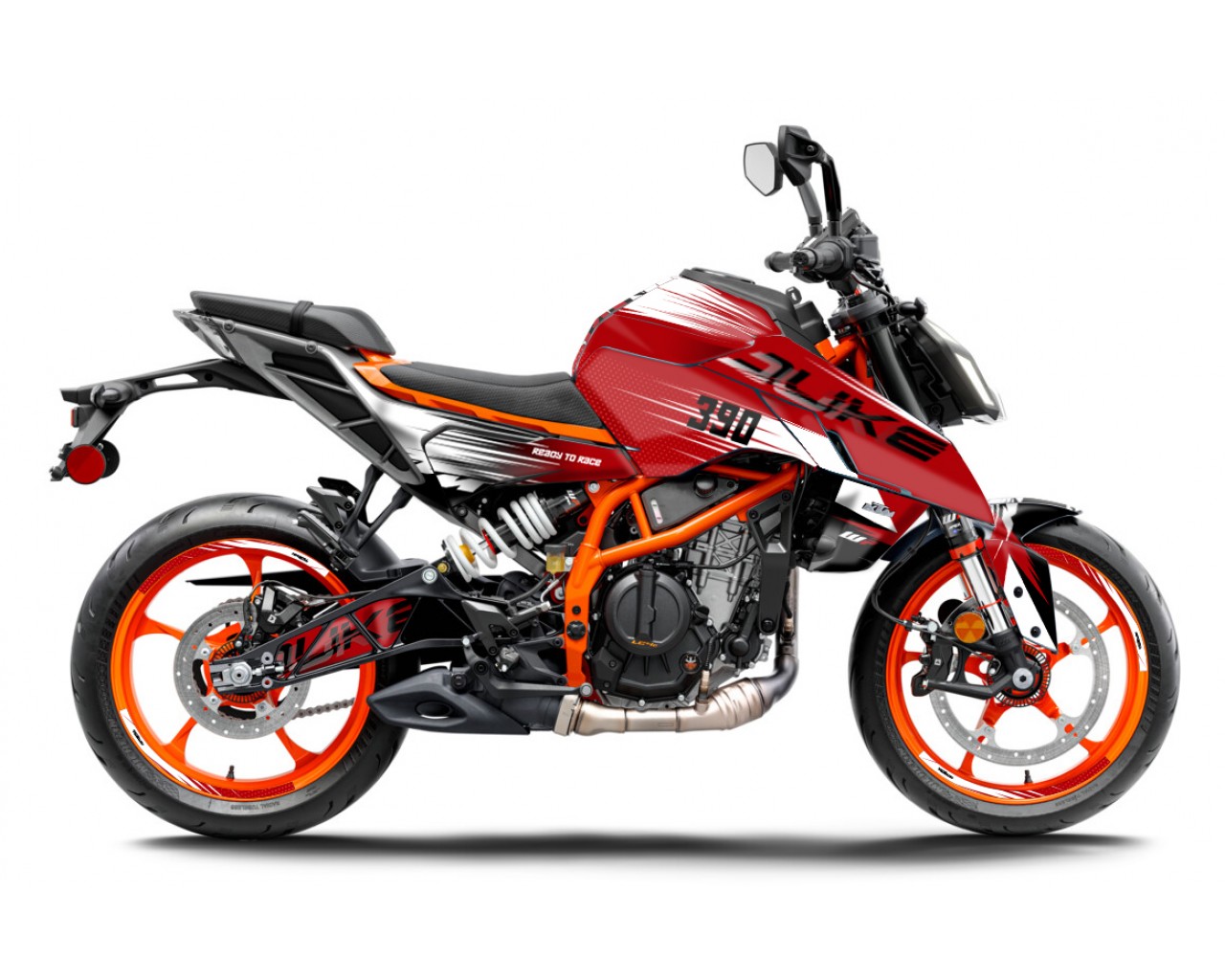 KTM DUKE 125 -250 - 390 / 2024 - 2025 GRAPHIC SET - DECAL KIT 