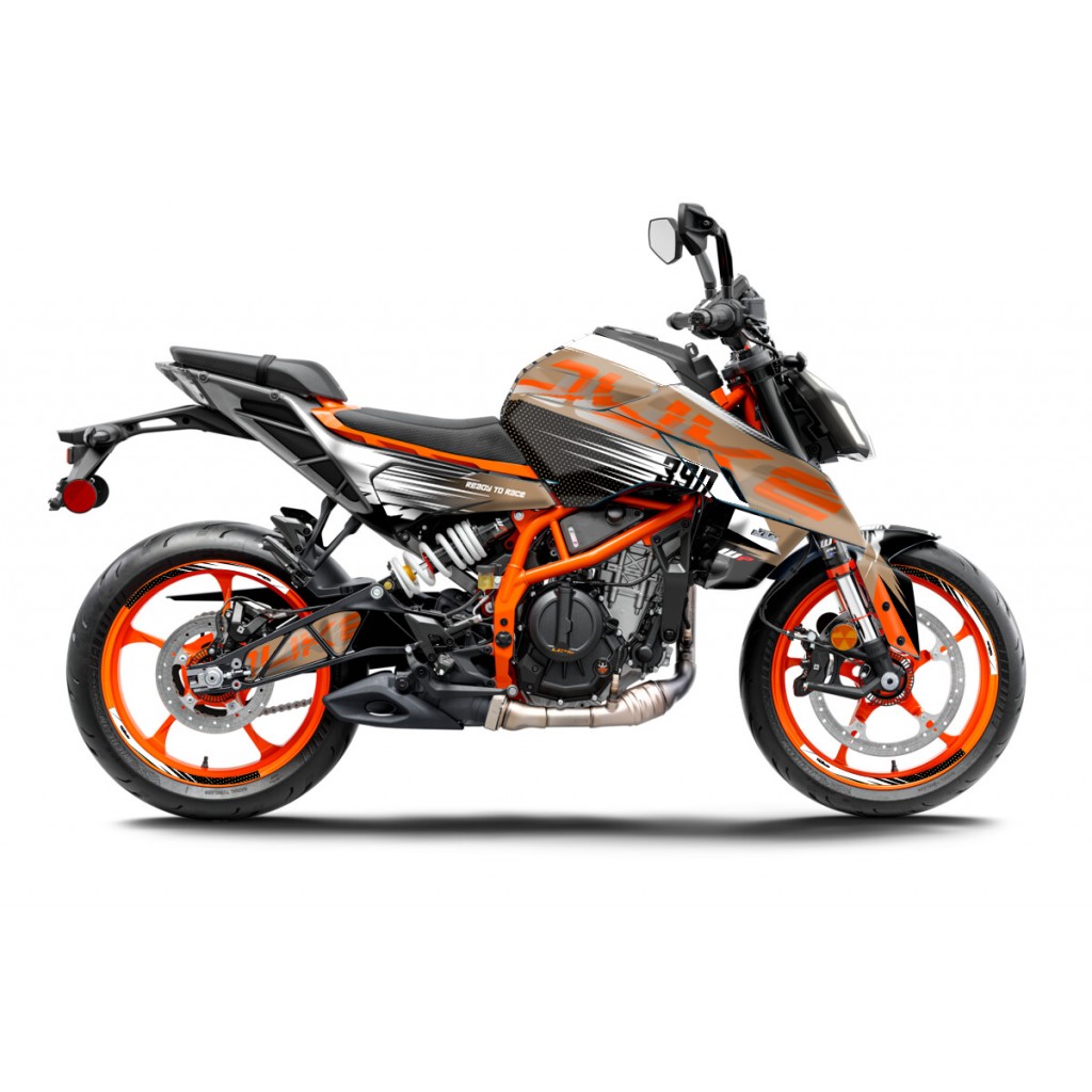 KTM DUKE 125-250-390 / 2024-2025 GRAPHIC STICKER SET - DECAL KIT 