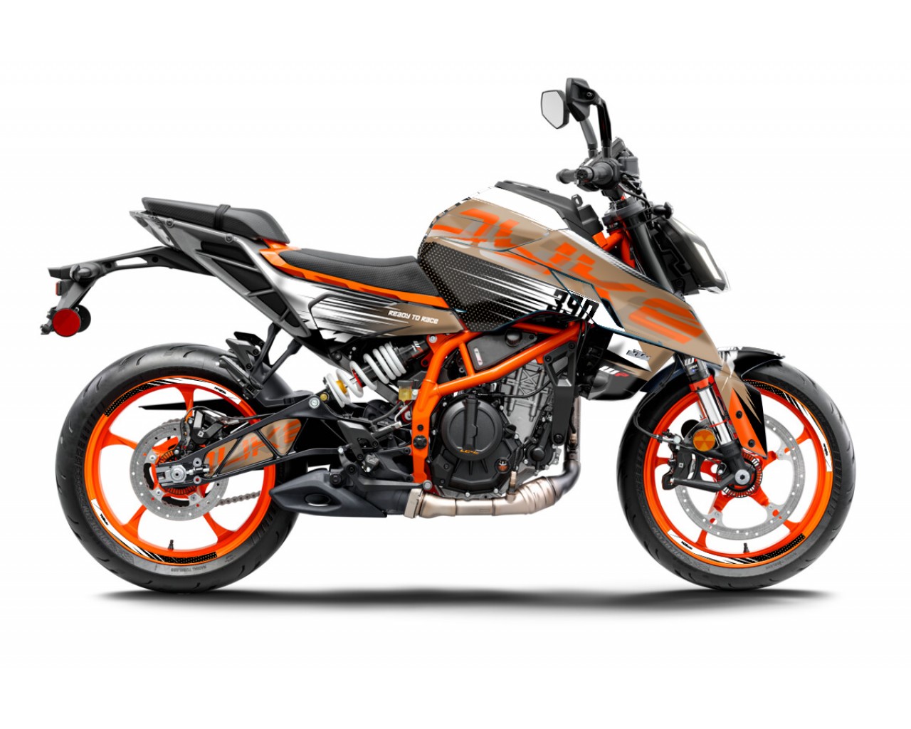 KTM DUKE 125-250-390 / 2024-2025 GRAPHIC STICKER SET - DECAL KIT 