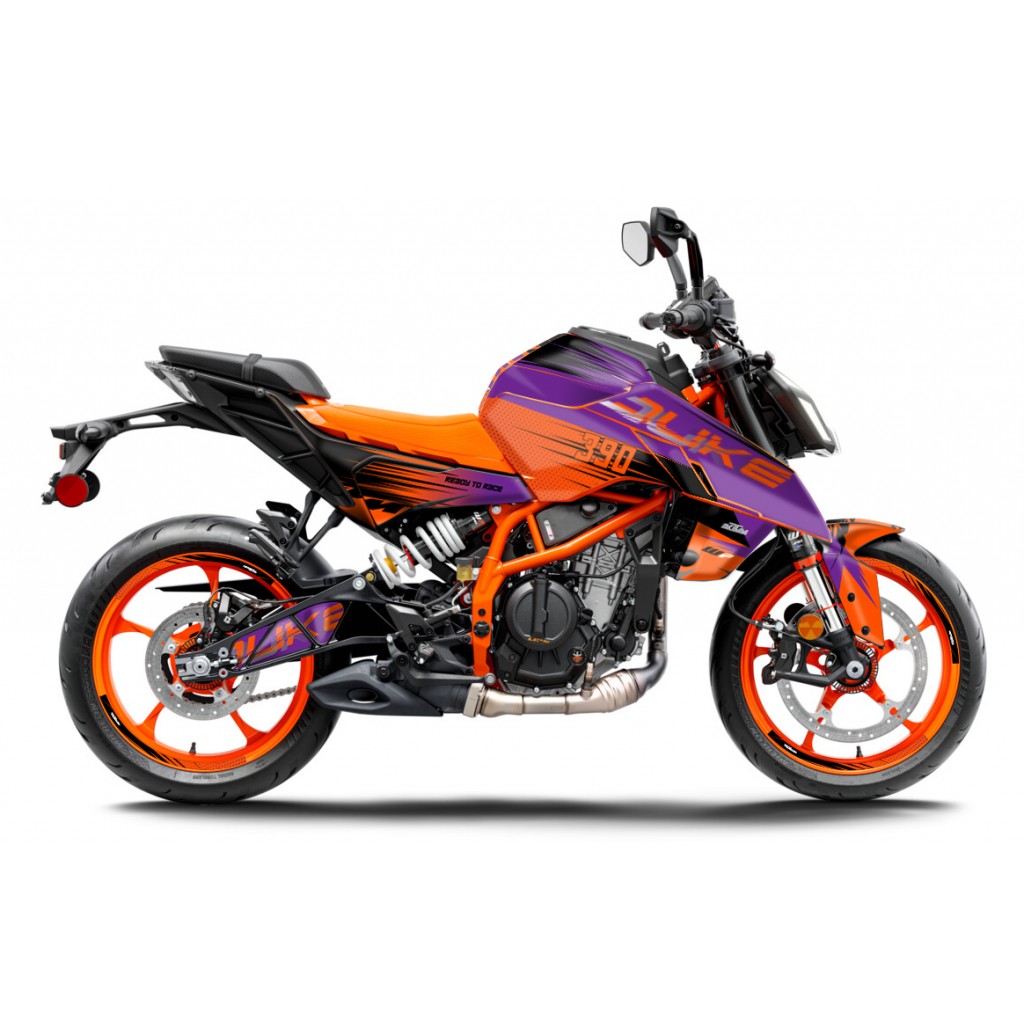 KTM DUKE 125 -250 - 390 / 2024 - 2025 GRAPHIC SET - DECAL KIT 