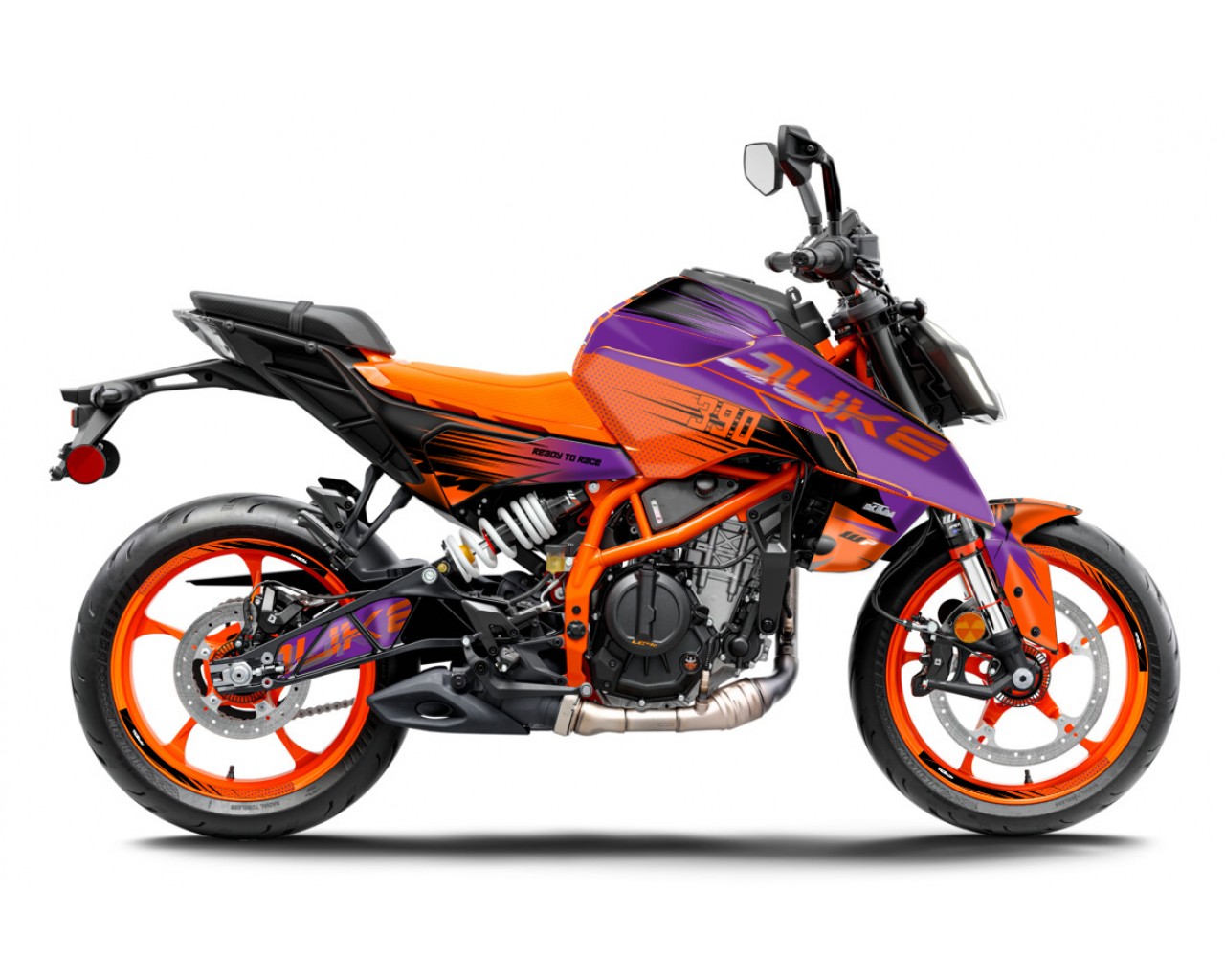 KTM DUKE 125 -250 - 390 / 2024 - 2025 GRAPHIC SET - DECAL KIT 