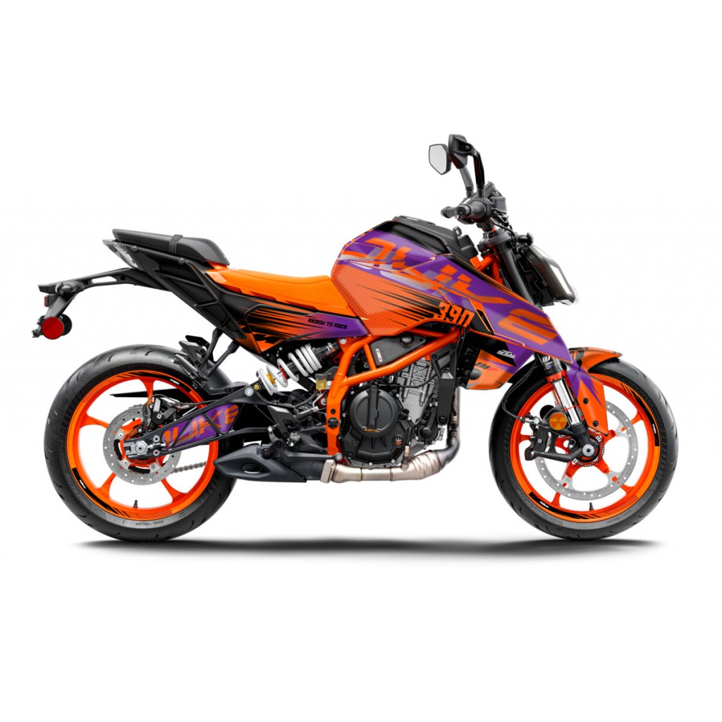 KTM DUKE 125-250-390 / 2024-2025 GRAPHIC STICKER SET - DECAL KIT 