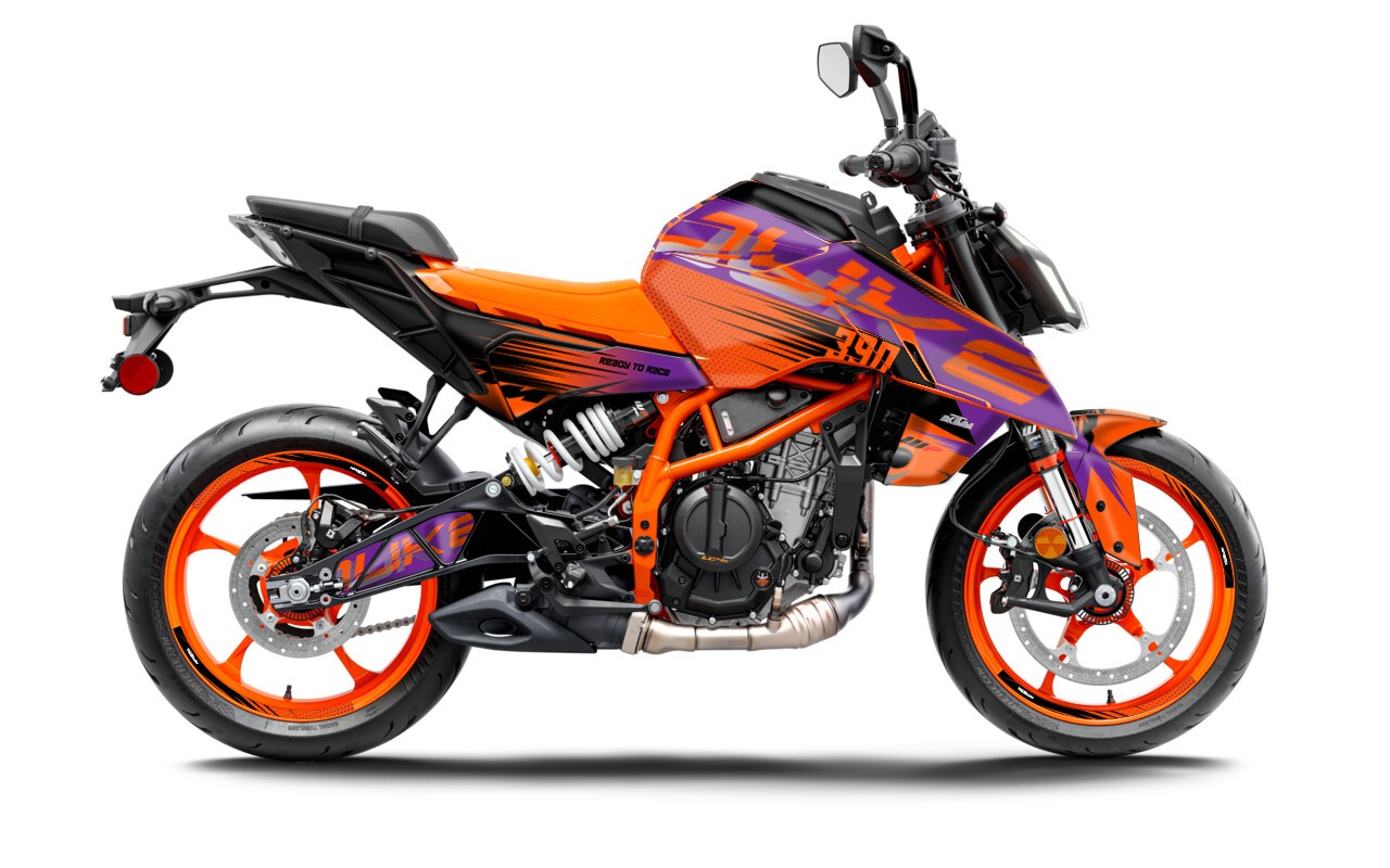 KTM DUKE 125-250-390 / 2024-2025 GRAPHIC STICKER SET - DECAL KIT 