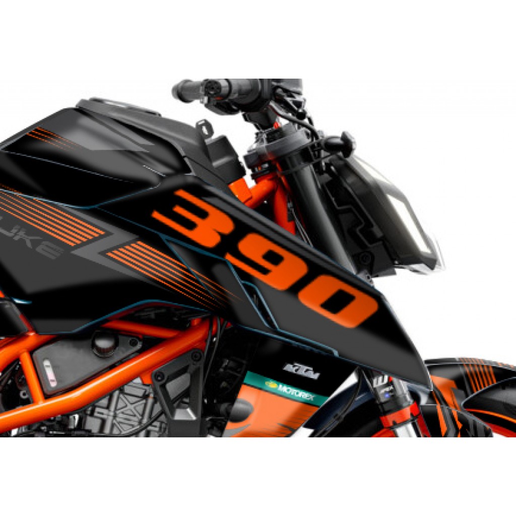 KTM DUKE 125 -250 - 390 / 2024 - 2025 GRAPHIC SET - DECAL KIT 