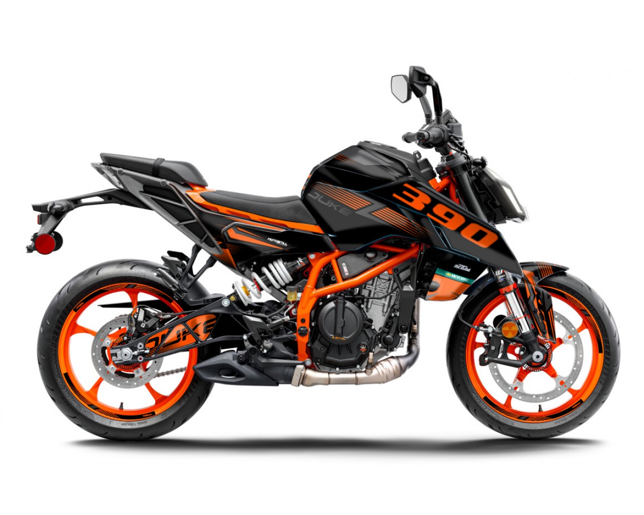 KTM DUKE 125 -250 - 390 / 2024 - 2025 GRAPHIC SET - DECAL KIT 