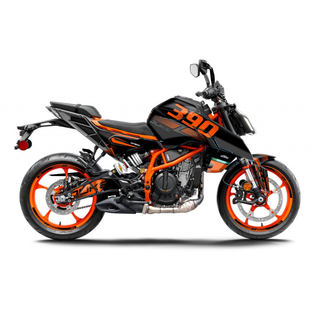 KTM DUKE 125-250-390 / 2024-2025 GRAPHIC STICKER SET - DECAL KIT 