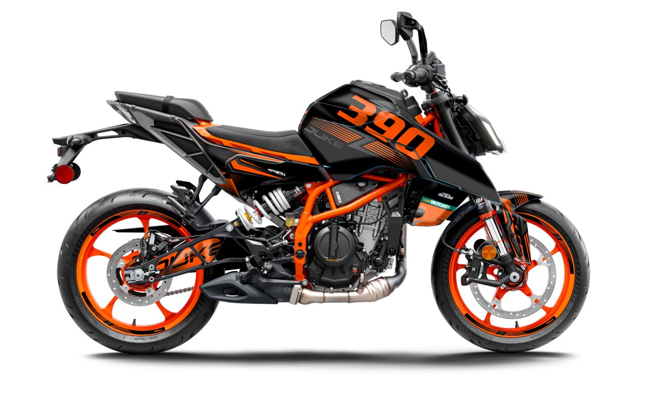 KTM DUKE 125-250-390 / 2024-2025 GRAPHIC STICKER SET - DECAL KIT 