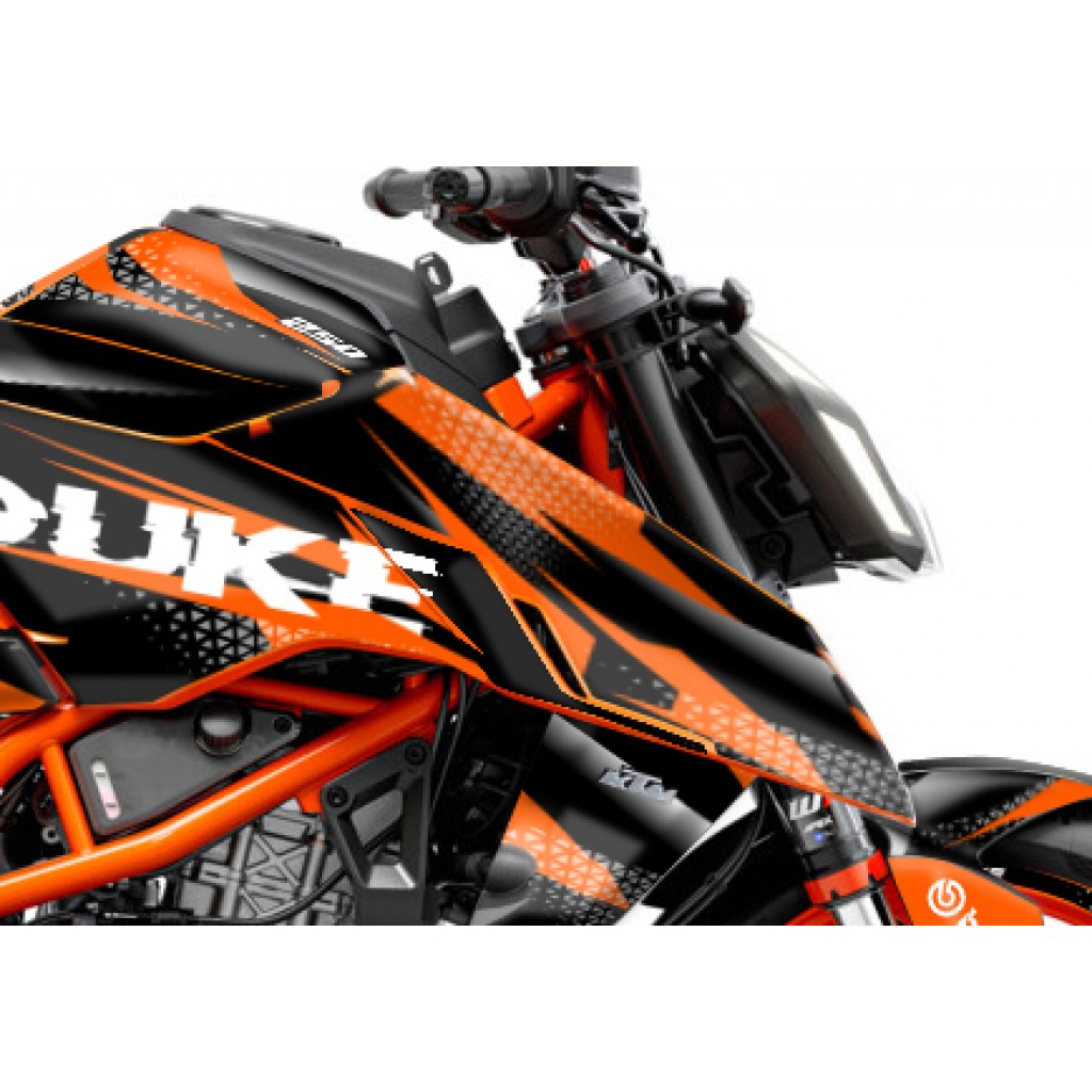 KTM DUKE 125 -250 - 390 / 2024 - 2025 GRAPHIC SET - DECAL KIT 