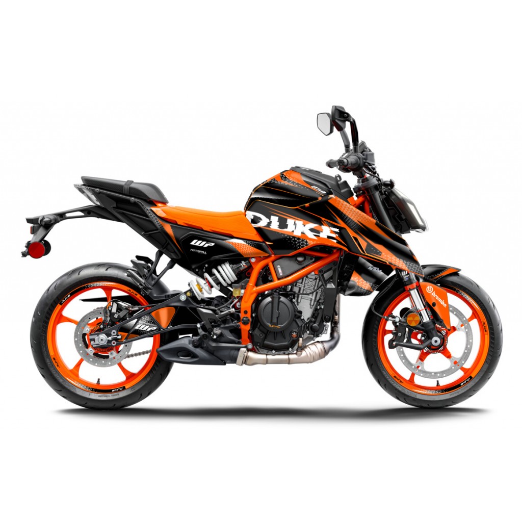KTM DUKE 125 -250 - 390 / 2024 - 2025 GRAPHIC SET - DECAL KIT 