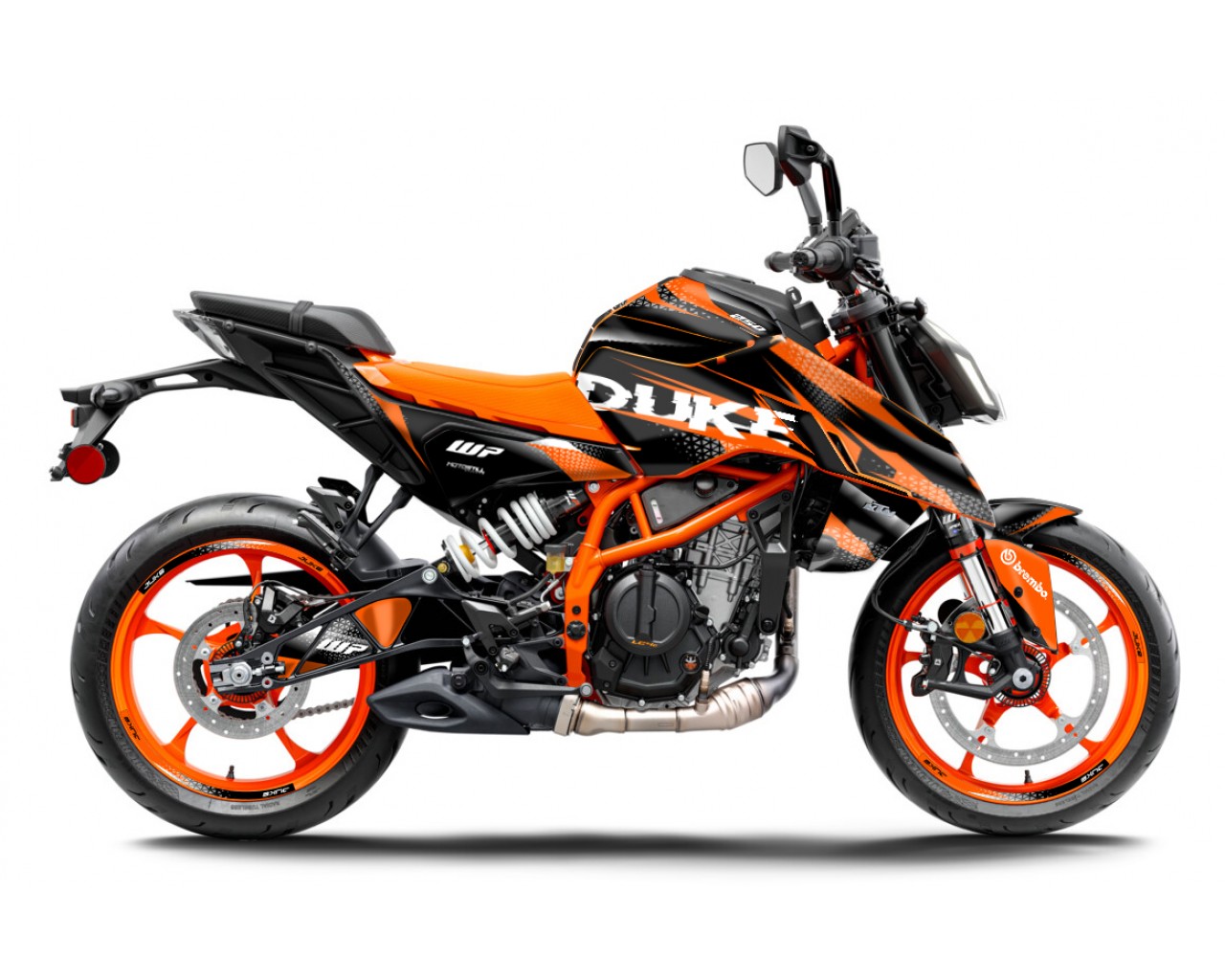 KTM DUKE 125 -250 - 390 / 2024 - 2025 GRAPHIC SET - DECAL KIT 