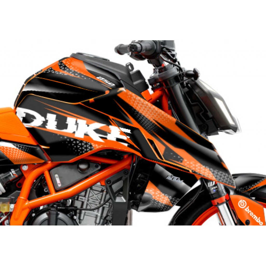 KTM DUKE 125 -250 - 390 / 2024 - 2025 GRAPHIC SET - DECAL KIT 