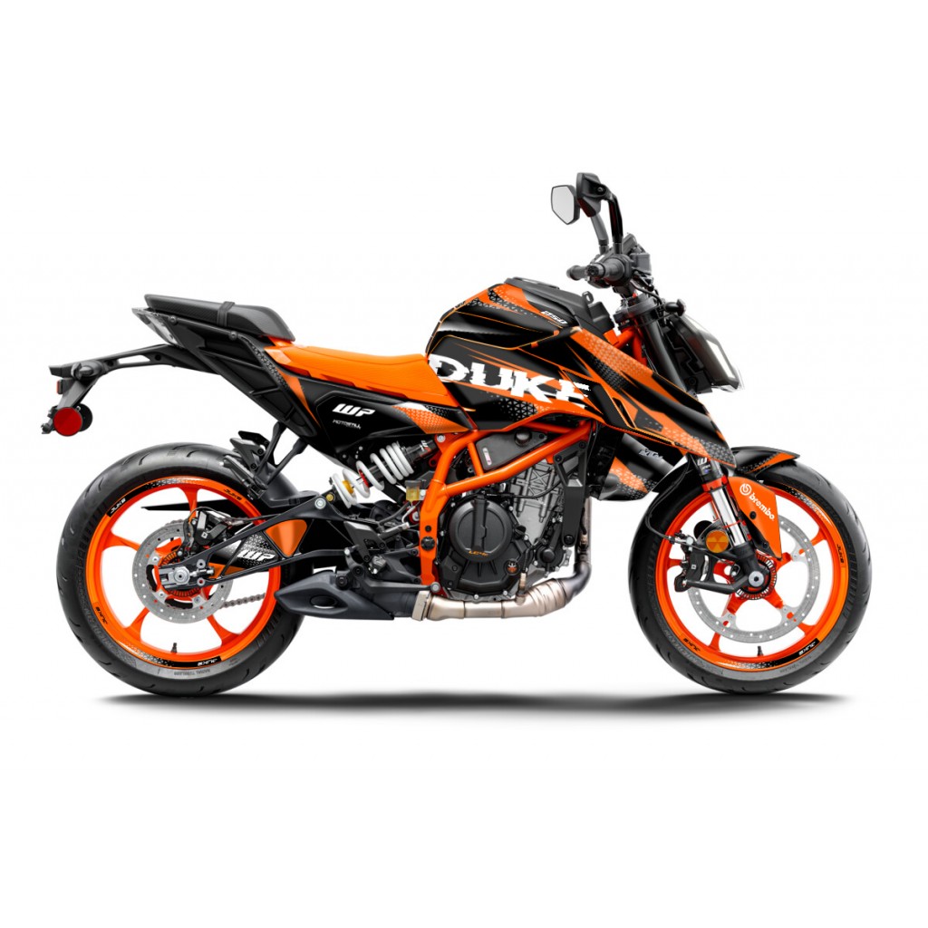 KTM DUKE 125 -250 - 390 / 2024 - 2025 GRAPHIC SET - DECAL KIT 