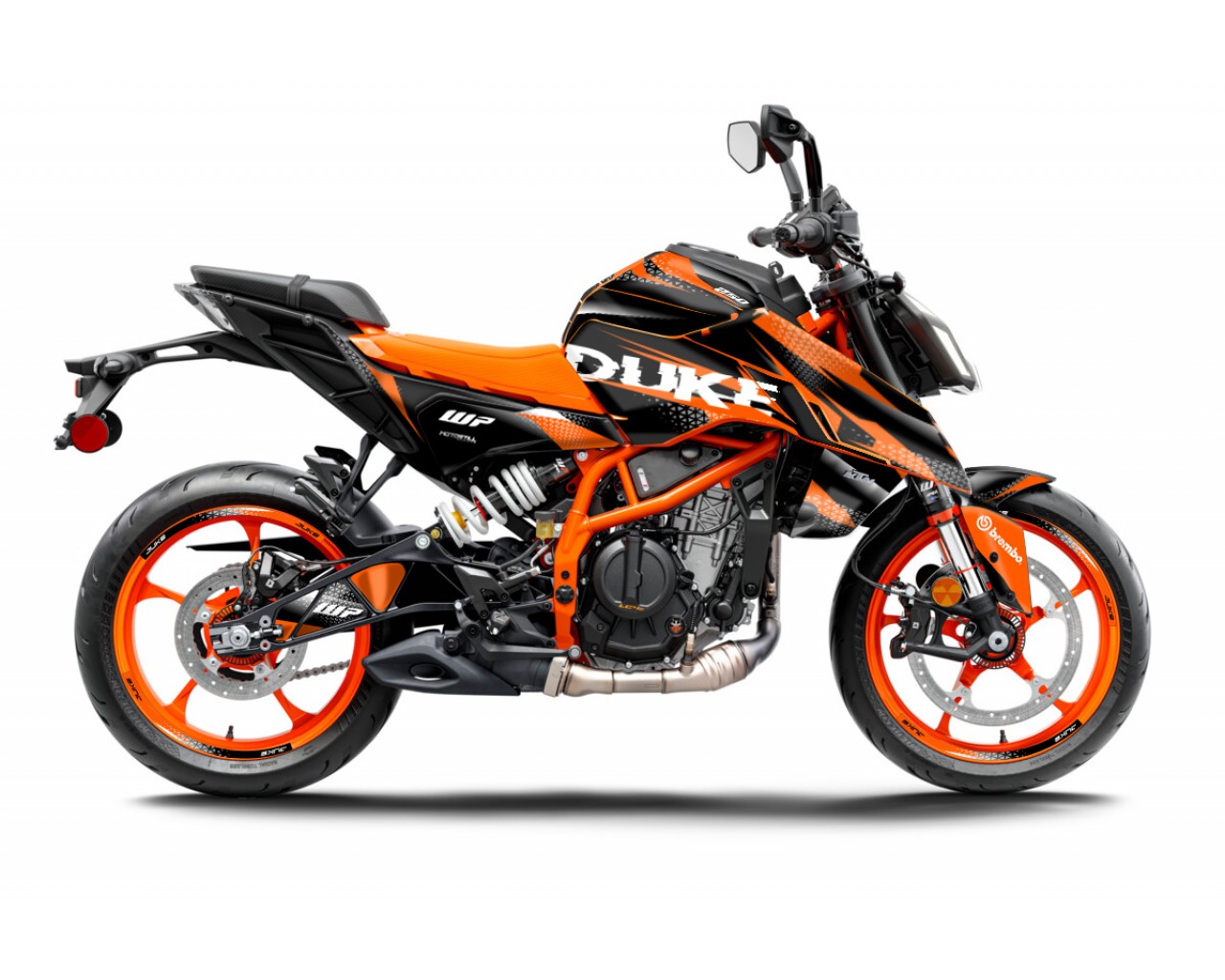 KTM DUKE 125 -250 - 390 / 2024 - 2025 GRAPHIC SET - DECAL KIT 