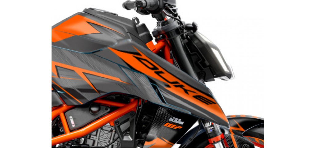 KTM DUKE 125 -250 - 390 / 2024 - 2025 GRAPHIC SET - DECAL KIT 