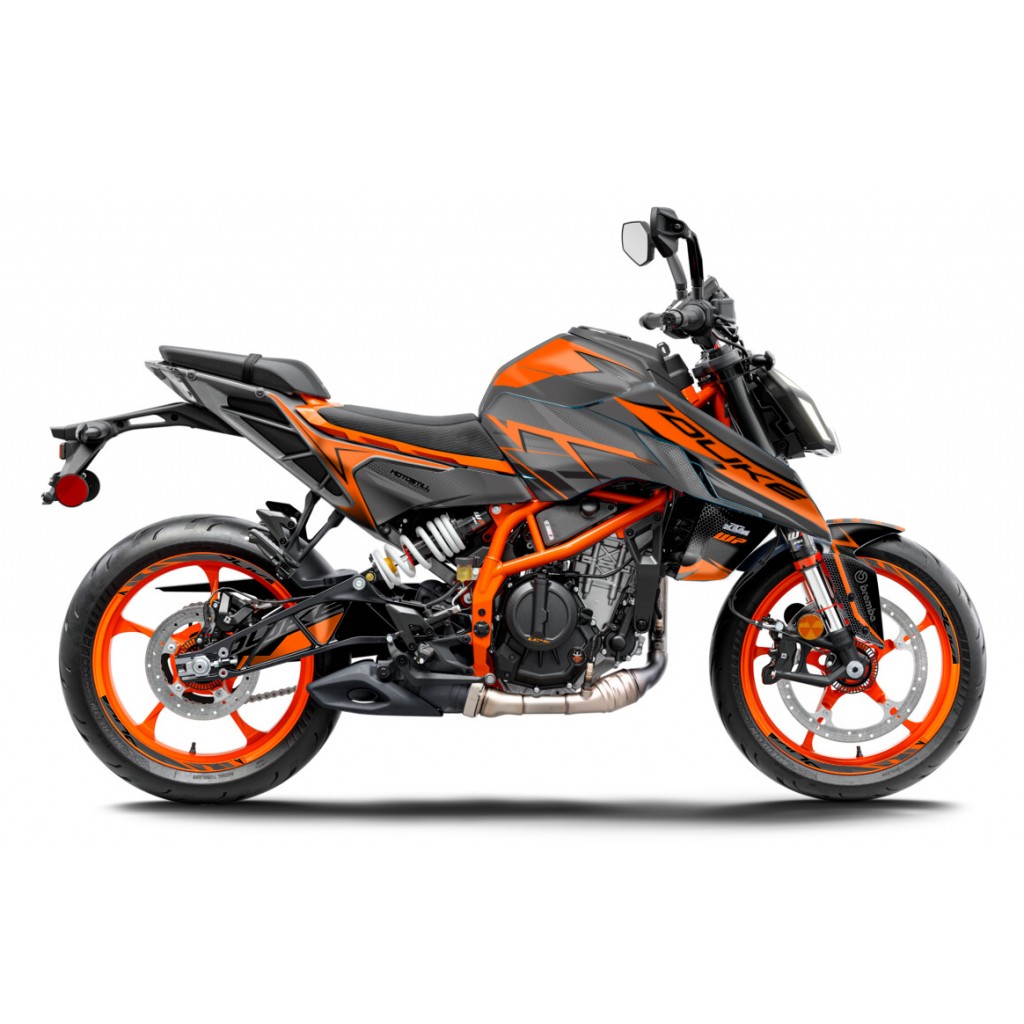 KTM DUKE 125 -250 - 390 / 2024 - 2025 GRAPHIC SET - DECAL KIT 