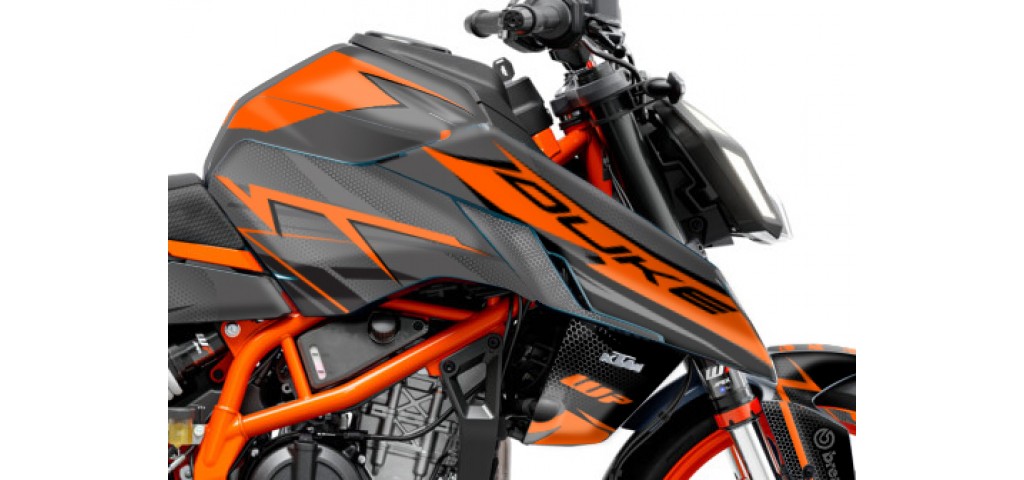 KTM DUKE 125 -250 - 390 / 2024 - 2025 GRAPHIC SET - DECAL KIT 
