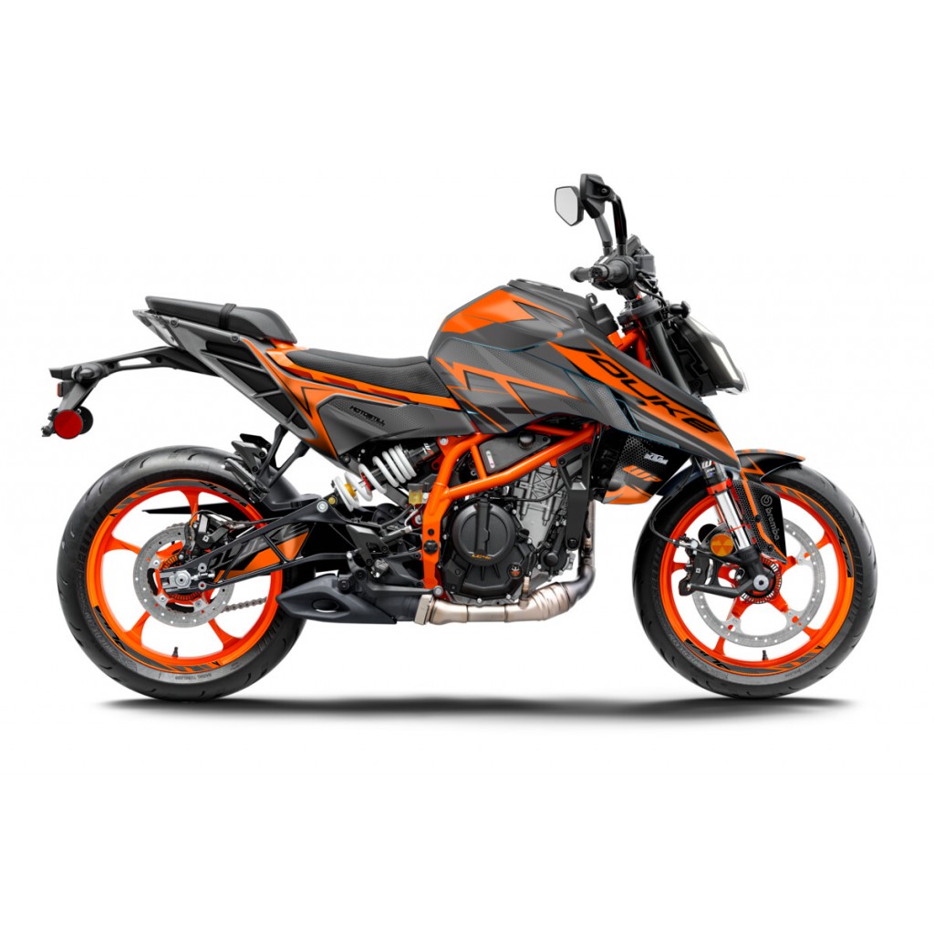 KTM DUKE 125 -250 - 390 / 2024 - 2025 GRAPHIC SET - DECAL KIT 