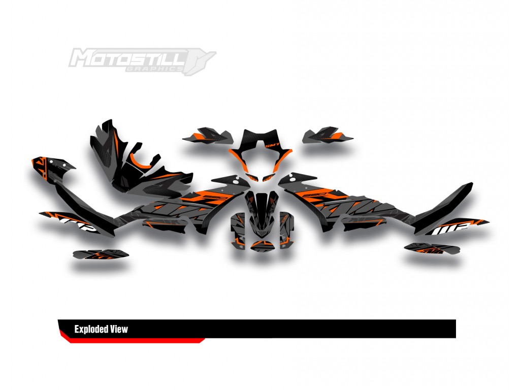 KTM 890 SMT 2023-2024 GRAPHIC STICKER SET / DECAL KIT