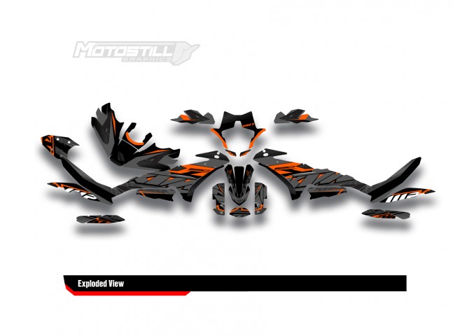 KTM 890 SMT 2023-2024 GRAPHIC STICKER SET / DECAL KIT