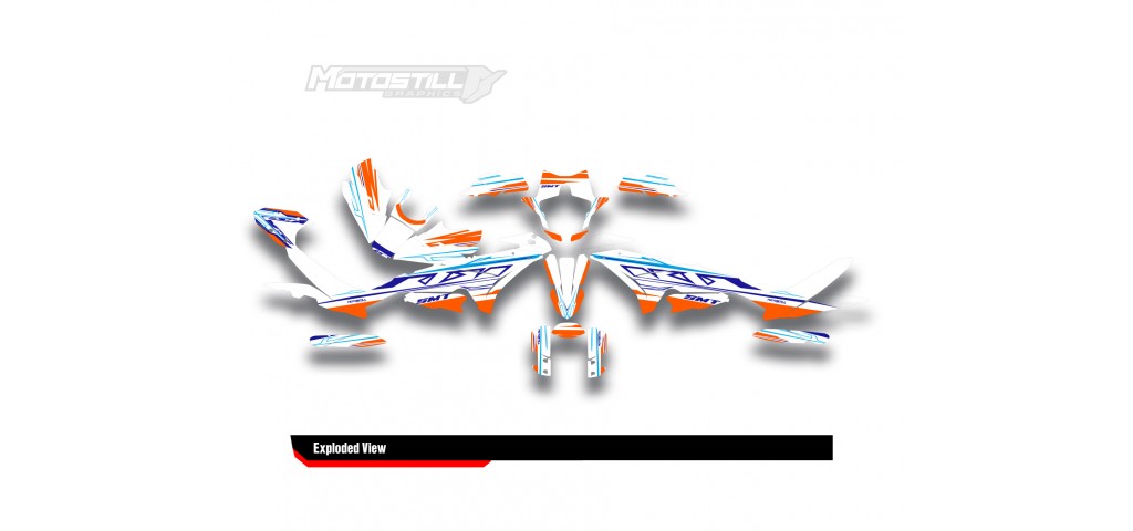 KTM 890 SMT 2023-2024 GRAPHIC STICKER SET / DECAL KIT