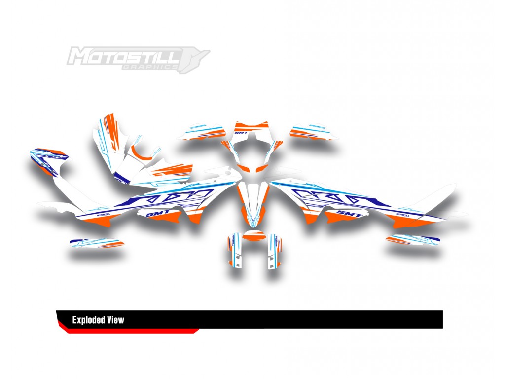 KTM 890 SMT 2023-2024 GRAPHIC STICKER SET / DECAL KIT