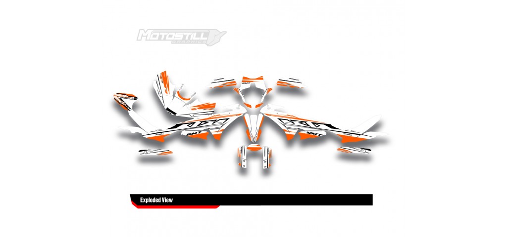 KTM 890 SMT 2023-2024 GRAPHIC STICKER SET / DECAL KIT
