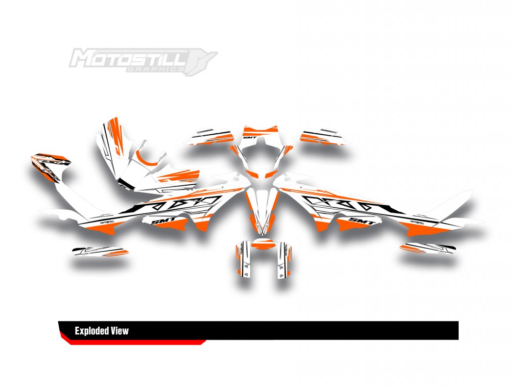 KTM 890 SMT 2023-2024 GRAPHIC STICKER SET / DECAL KIT