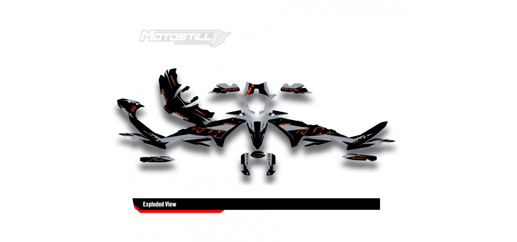 KTM 890 SMT 2023-2024 GRAPHIC STICKER SET / DECAL KIT