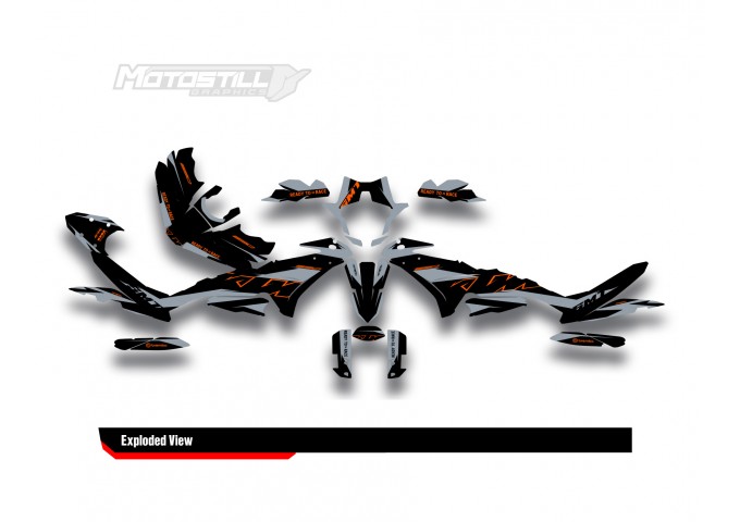 KTM 890 SMT 2023-2024 GRAPHIC STICKER SET / DECAL KIT