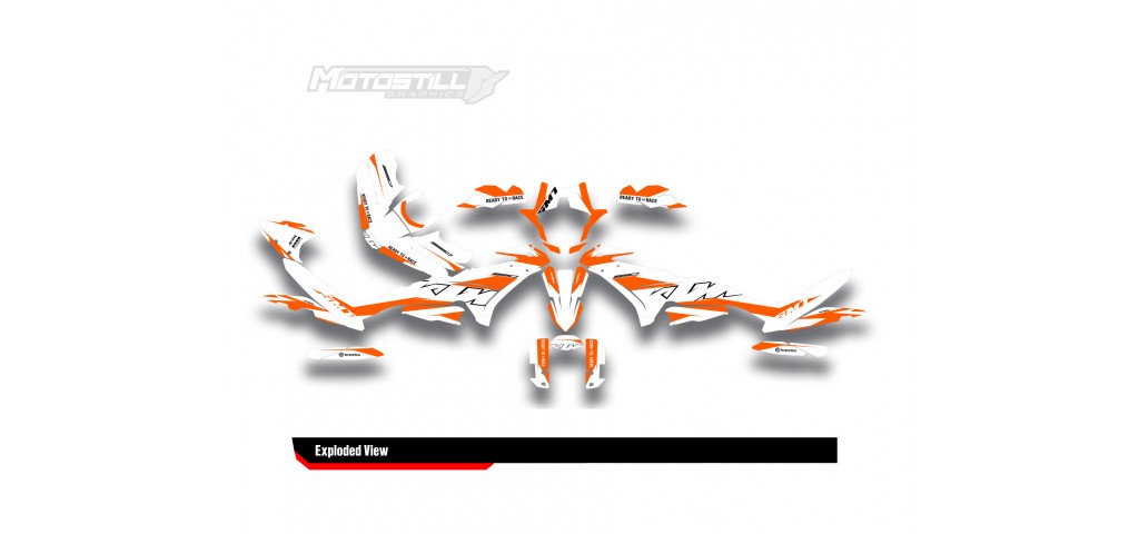 KTM 890 SMT 2023-2024 GRAPHIC STICKER SET / DECAL KIT