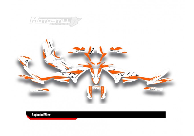 KTM 890 SMT 2023-2024 GRAPHIC STICKER SET / DECAL KIT