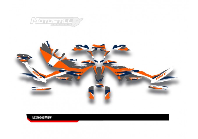 KTM 890 SMT 2023-2024 GRAPHIC STICKER SET / DECAL KIT