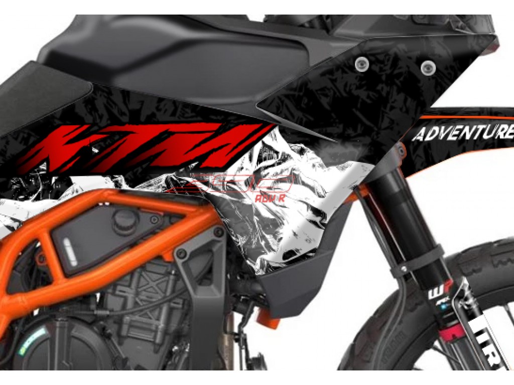 KTM 390 ADV R - X   GRAPHIC - STICKER SET - DECAL KIT 