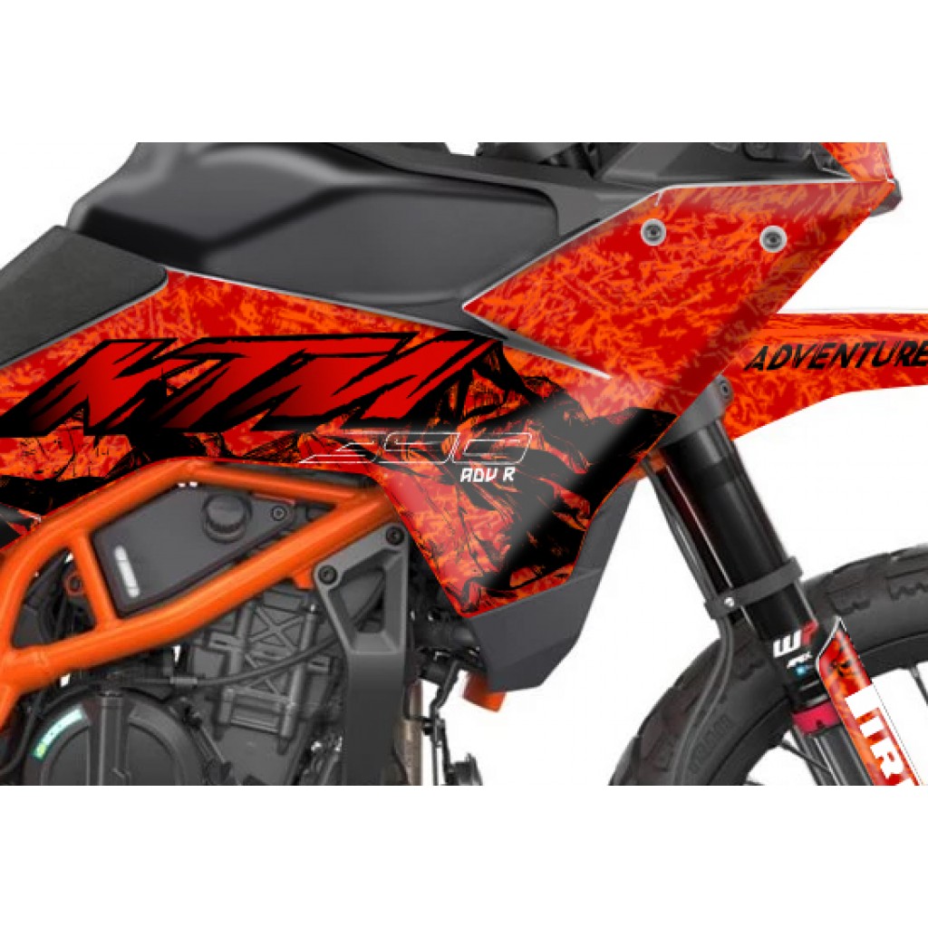KTM 390 ADV R - X   GRAPHIC - STICKER SET - DECAL KIT 