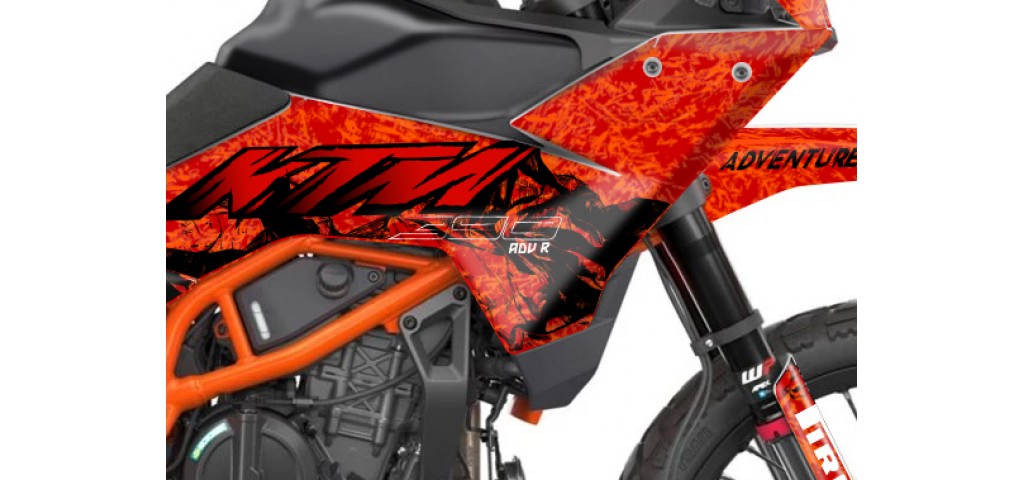 KTM 390 ADV R - X   GRAPHIC - STICKER SET - DECAL KIT 