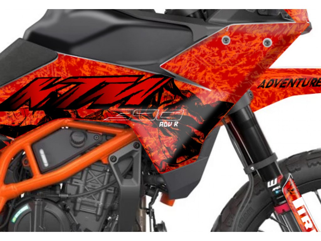 KTM 390 ADV R - X   GRAPHIC - STICKER SET - DECAL KIT 